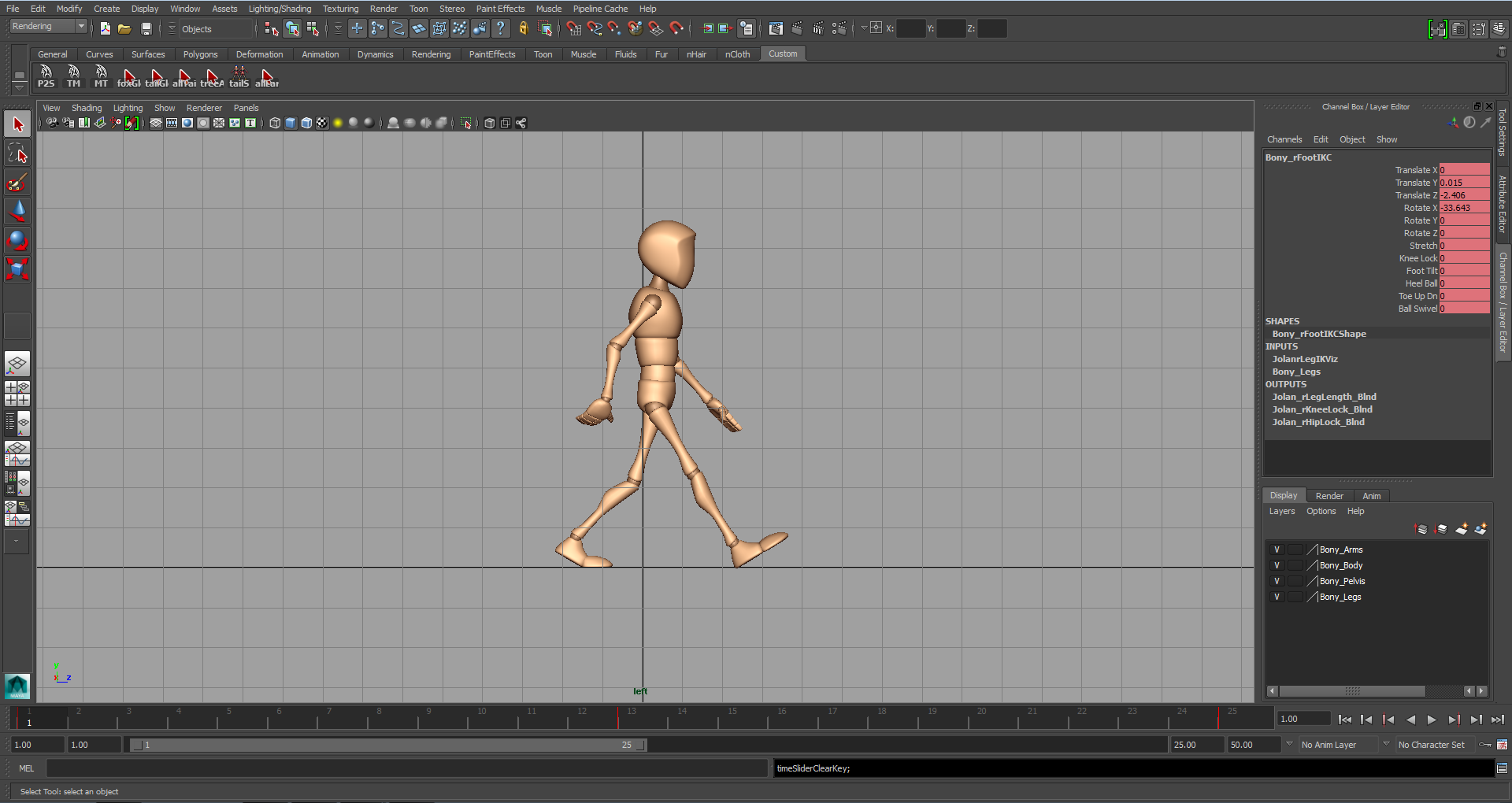 Run Cycle Step by Step 3D Animation Tutorial - Rusty Animator